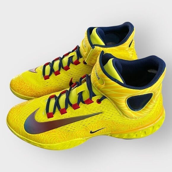 Nike Alpha Huarache Elite 4 Mid Baseball Cleats Acuna FZ3466-700 Mens size 12.5 - Picture 5 of 12